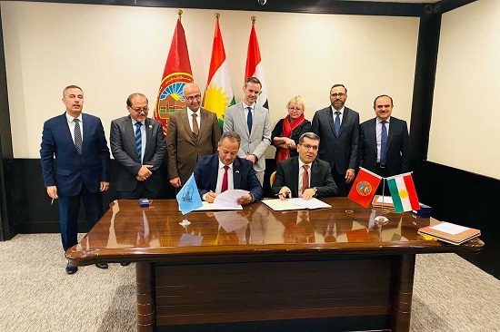University of Anbar participates in the closing ceremony of the project of ((Nuffic)) organization for smart agriculture and water management in Iraq