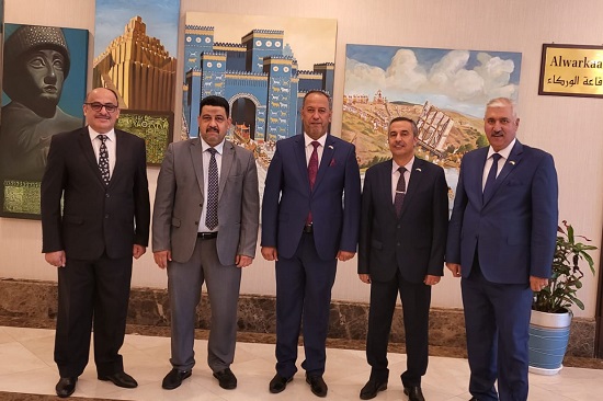 Centres of University Anbar Participate in a Scientific Symposium at the Prime Minister's Office