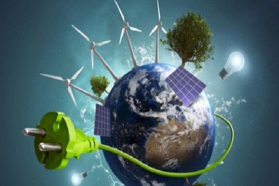 The volume of renewable energy (solar and wind) available according to the data of the Upper Euphrates Basin Developing Centre station
