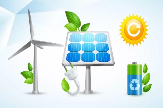 The volume of renewable energy (solar and wind) available according to the data of the Upper Euphrates Basin Developing Centre station