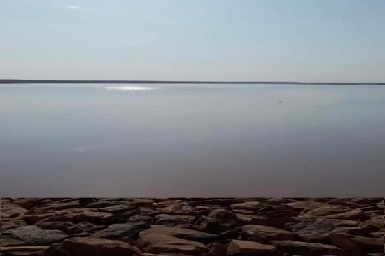 ((Very important)) Monitoring water floods in Wadi Al-Abyadh as a result of the recent wave of rain