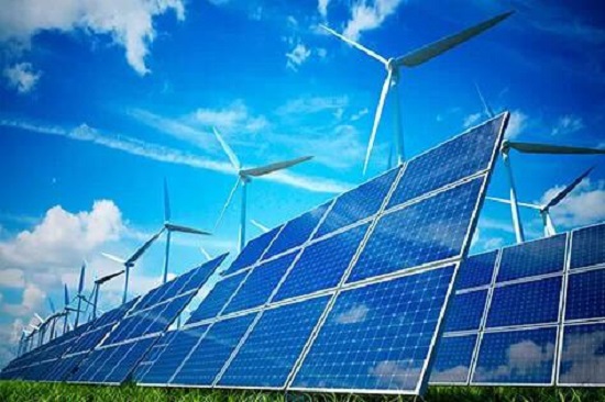 The volume of renewable energy (solar and wind) available according to the data of the Upper Euphrates Basin Developing Centre station